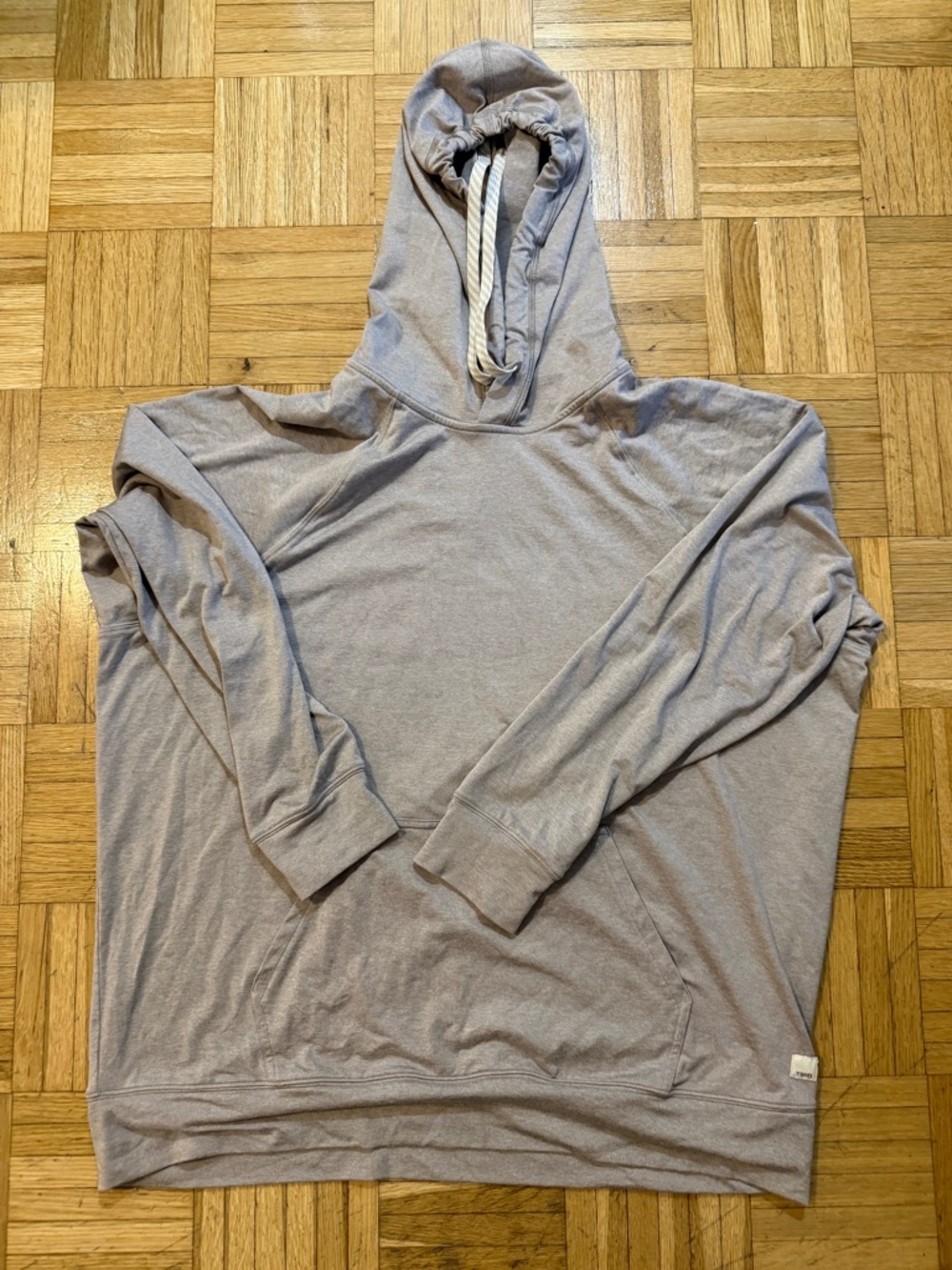 Vuori Halo Oversized Hoodie Grey Heather